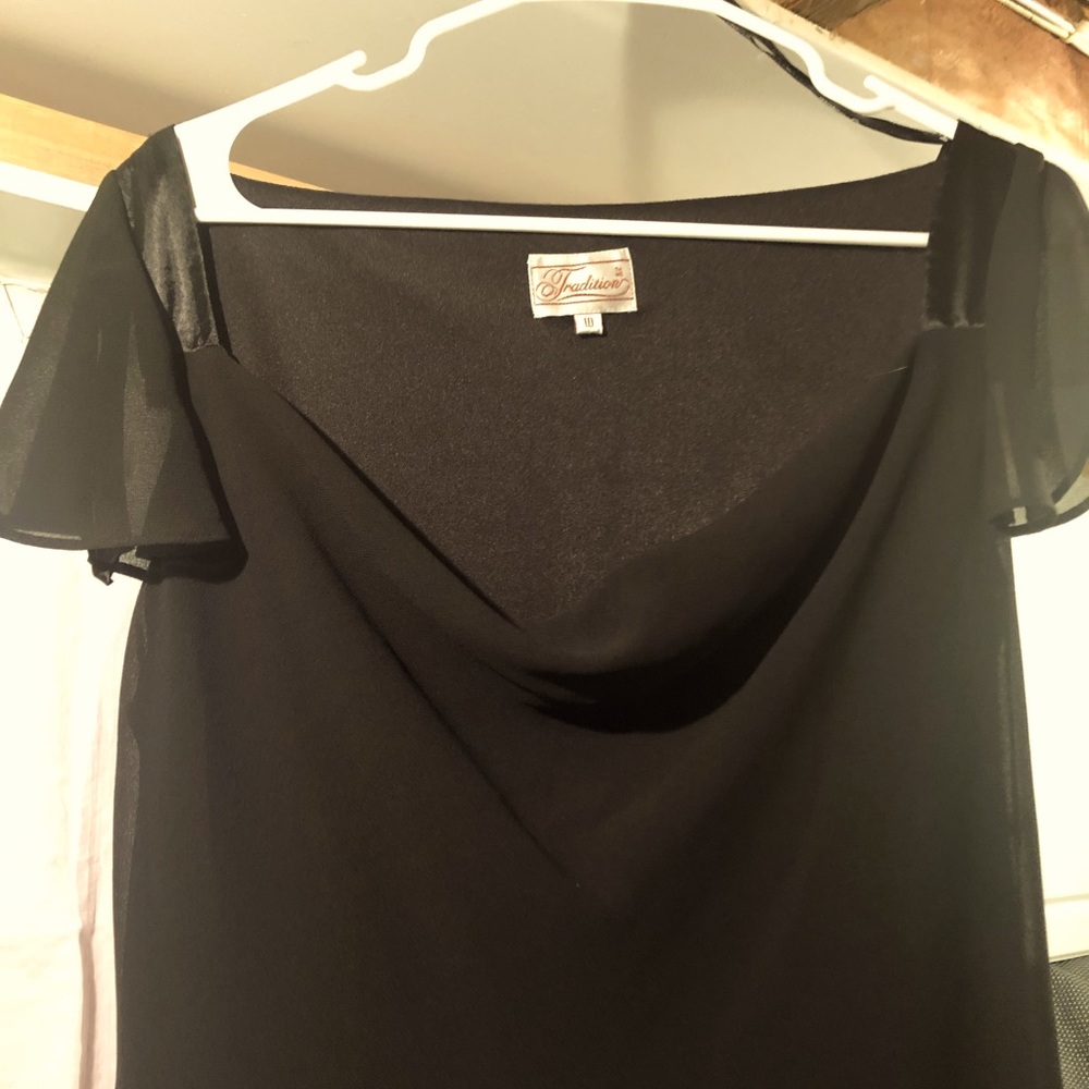 Tradition size 10 little black dress.